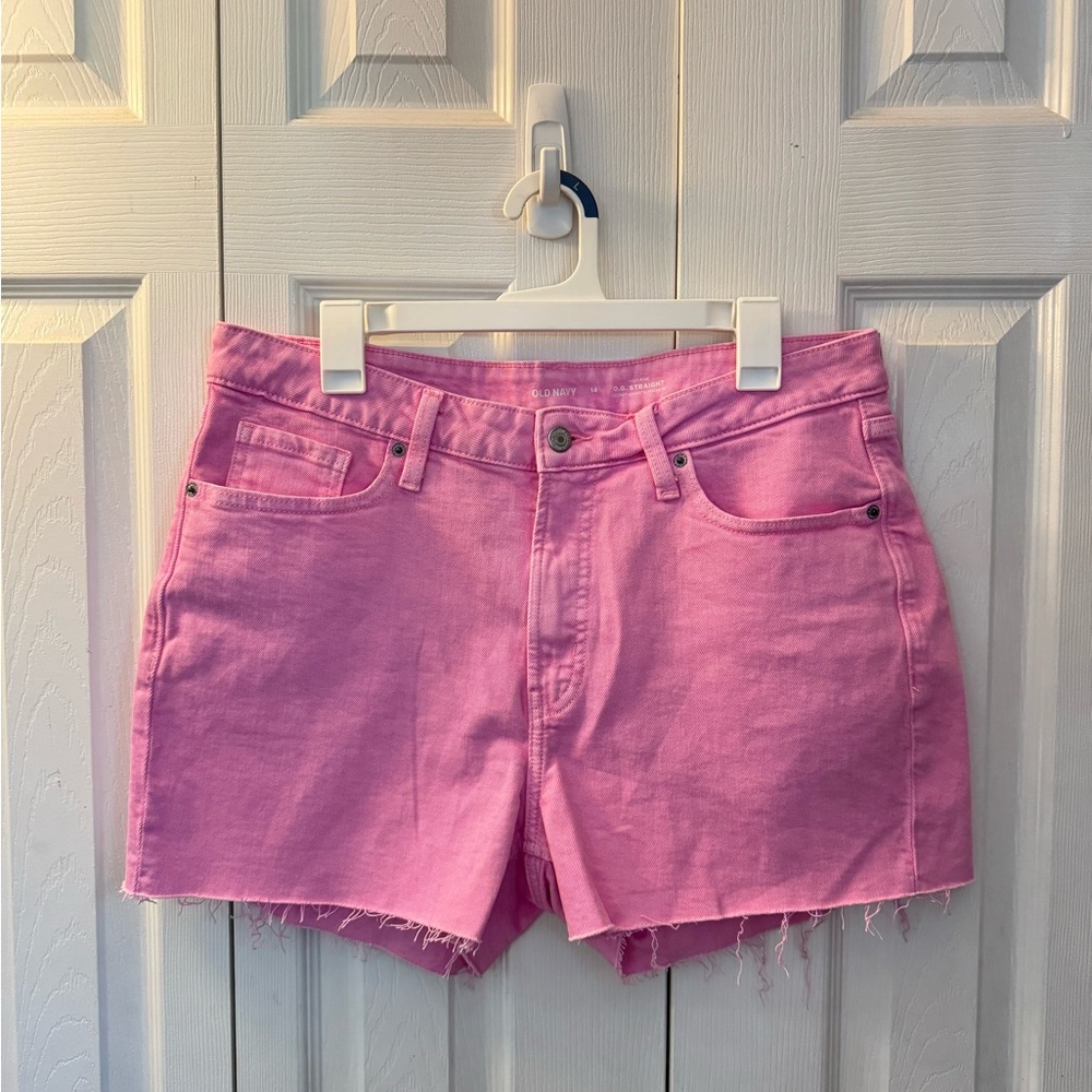 Pink Denim Women's Shorts